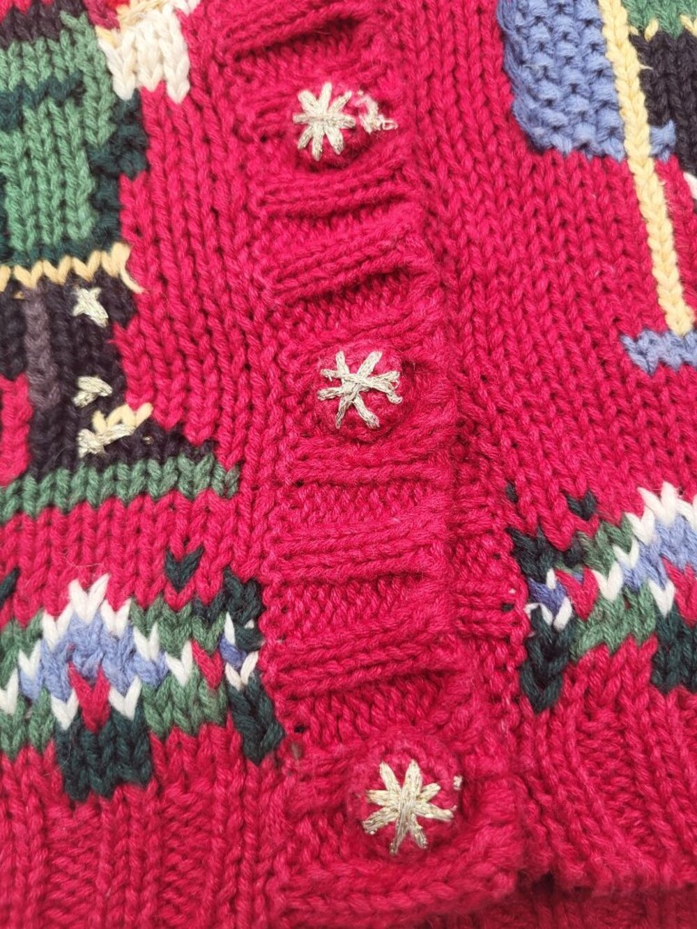 VTG Heirloom Collectibles Ugly Christmas Sweater Vest Nutcracker Holiday SZ S - Picture 9 of 9